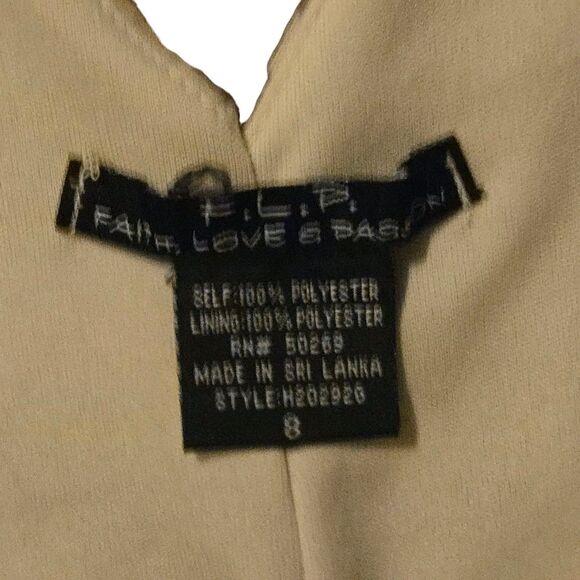 VTG FLP Faith Love Passion 8 Midi Whimsical Fairy Isle Lined Cottage Core 90's - Picture 5 of 10